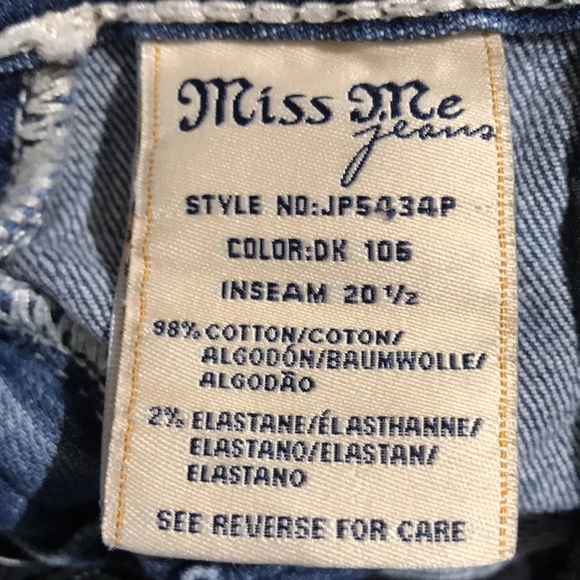 Miss Me Capri Jeans size 27 - Picture 12 of 13